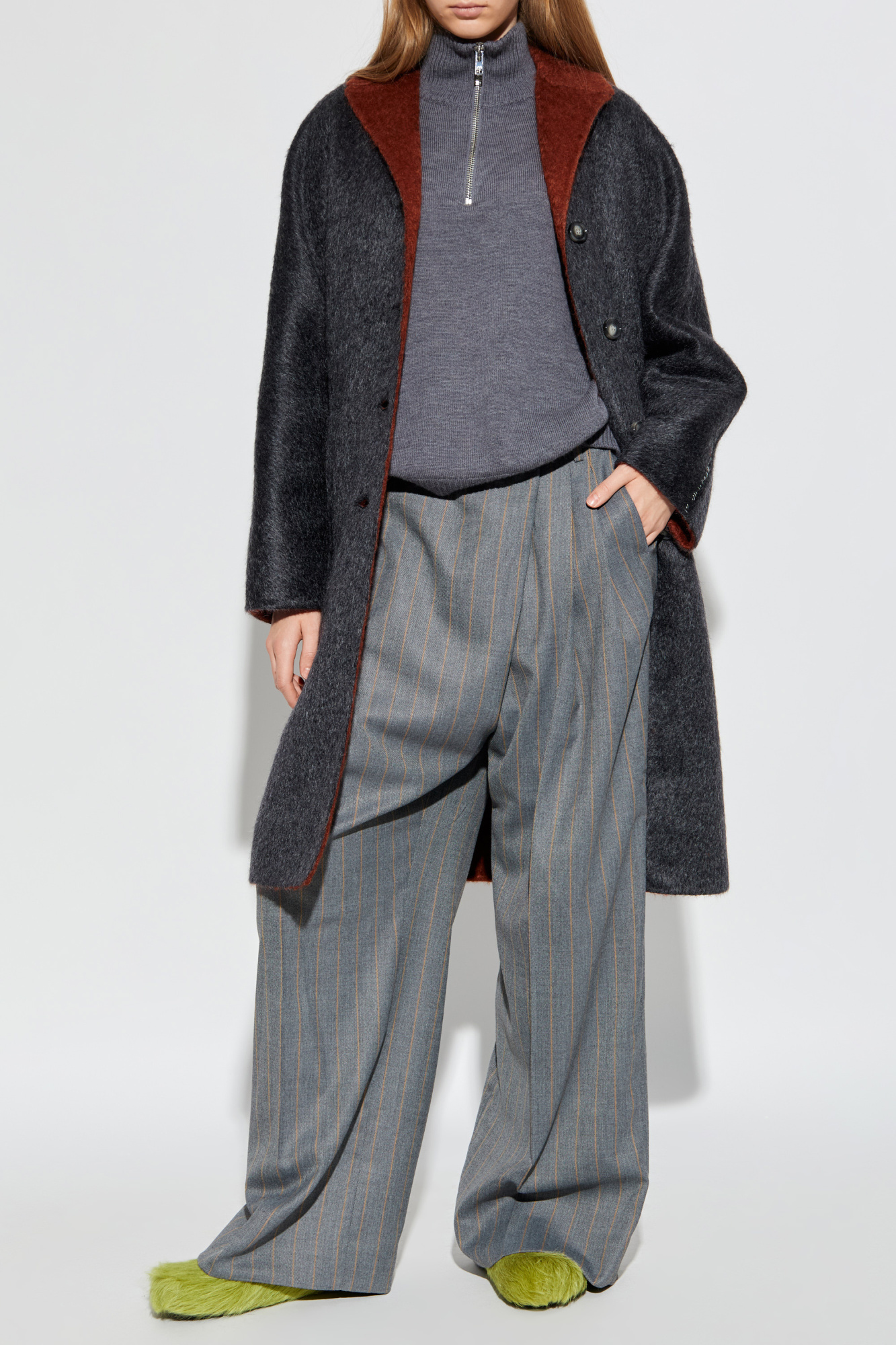 Marni Coat with mohair finish | Women's | Vitkac